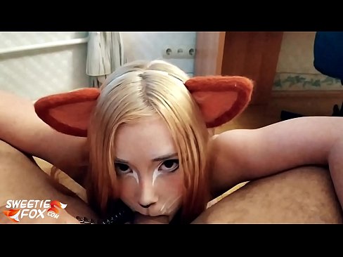 ❤️ Kitsune ingoia cazzo è cum in bocca ❤️❌ Bella porno à noi ❤